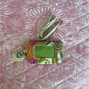Spartina wallet/card holder with strap